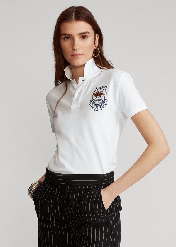 Camisa Polo Polo Ralph Lauren Classic Fit Mulher 42839-WLJQ